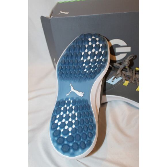 NIB PUMA Men's Ignite Fasten8 Pro Spikeless Waterproof Golf‎ Shoes Sz 8 Gray - Picture 6 of 6